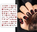 Halloween Nail Stickers Bloody Sheet 10x7cm