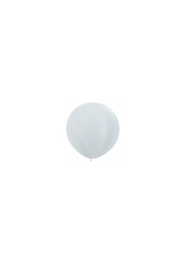 Satin Pearl - Silver 36" Balloon
