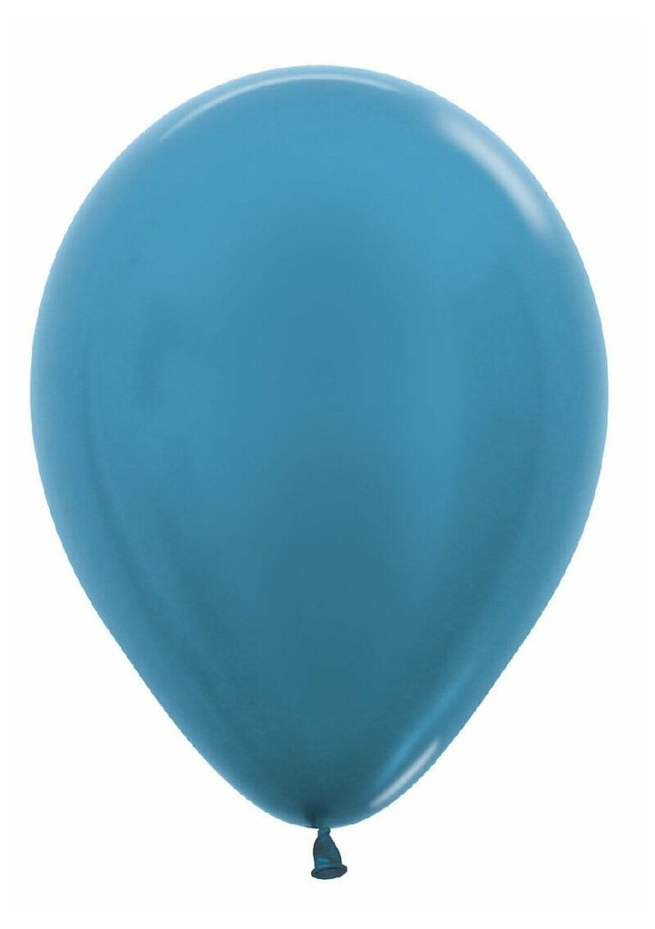 [R12538] Metallic - Caribbean Blue 12" Balloon