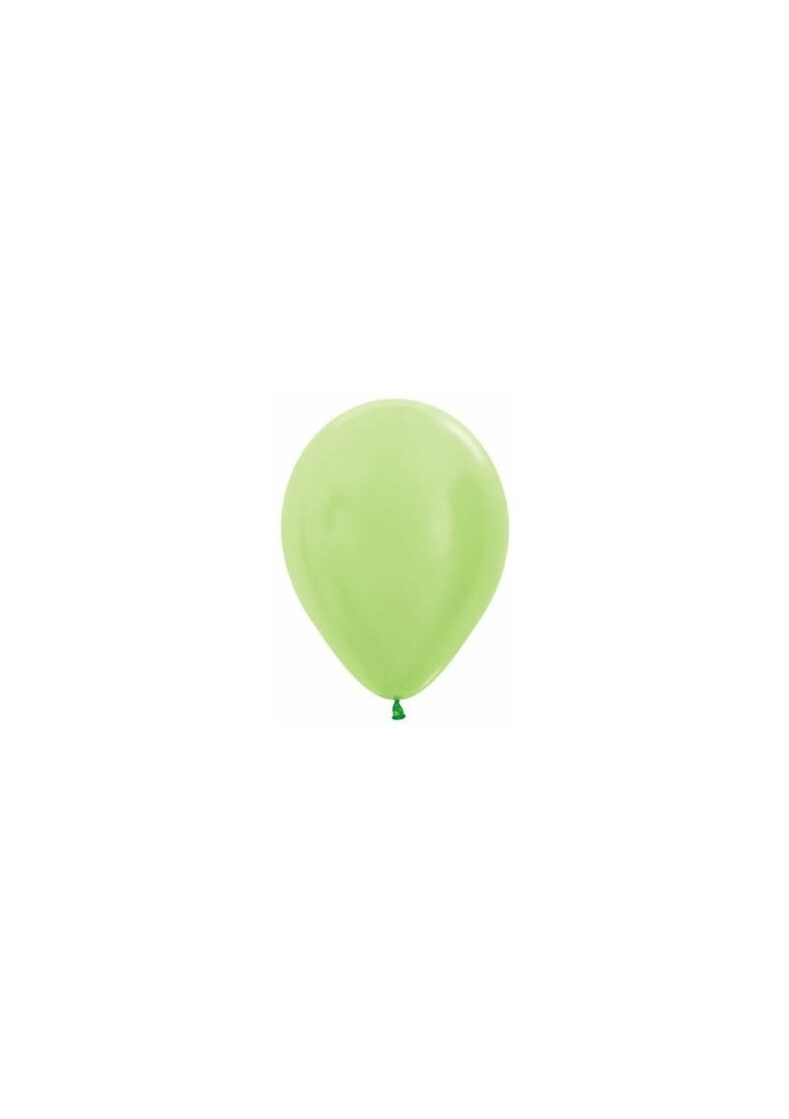 Satin Pearl - Lime Green 12" Balloon