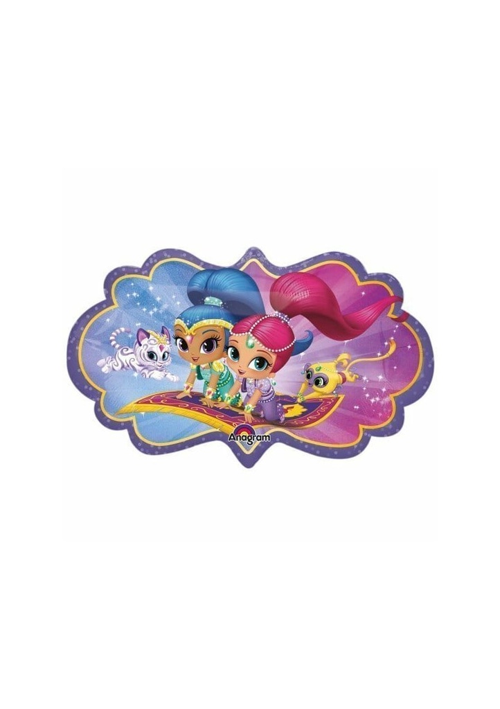 [3394201] Shimmer and Shine Supershape Foil Balloon - 16'' x 27'' (40cm x 68cm)