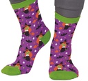 Halloween Witches Socks - Size 42-48