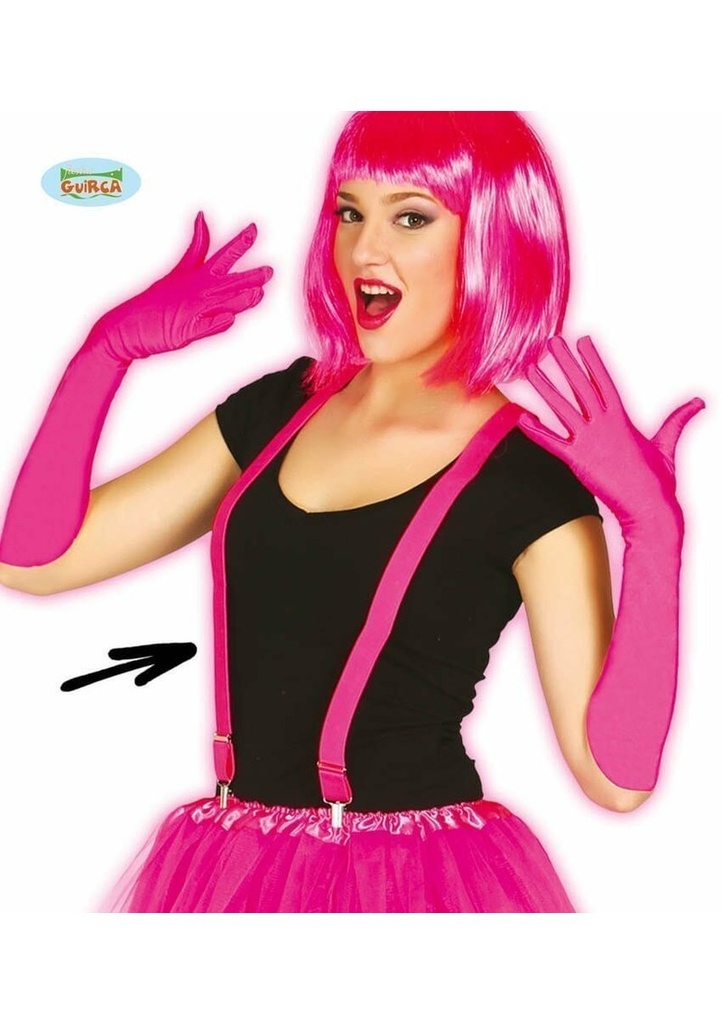 Neon Fuchsia Braces