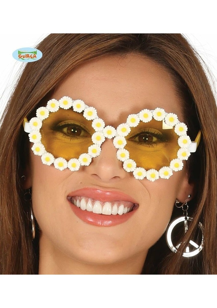 Hippie Glasses With Daisies