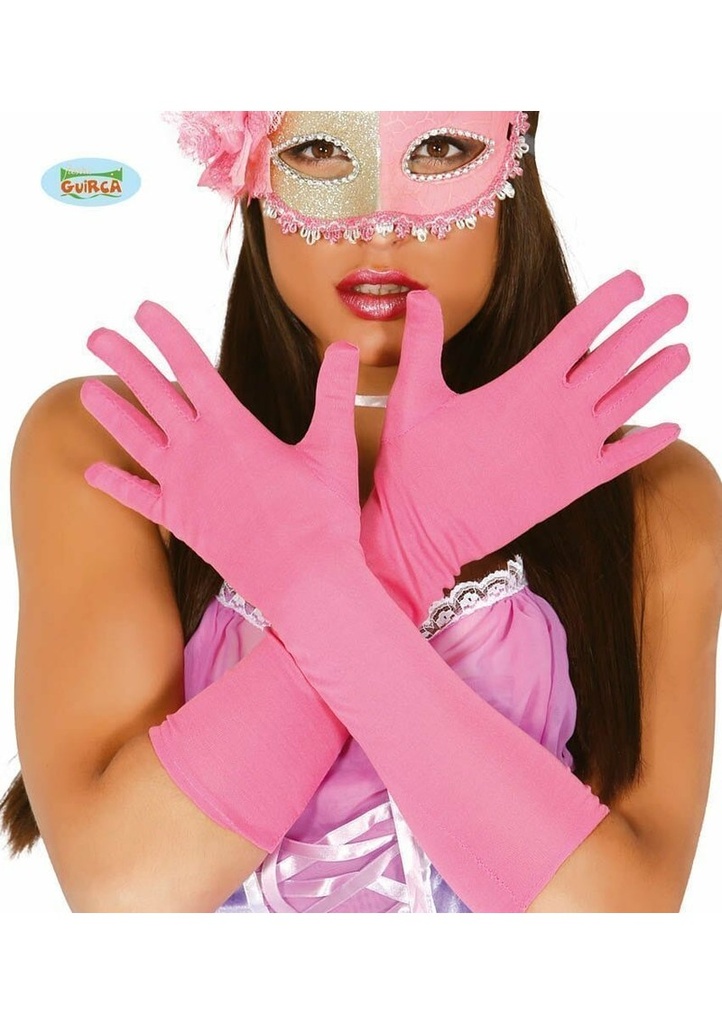 Pair Of Pink Gloves 45cm