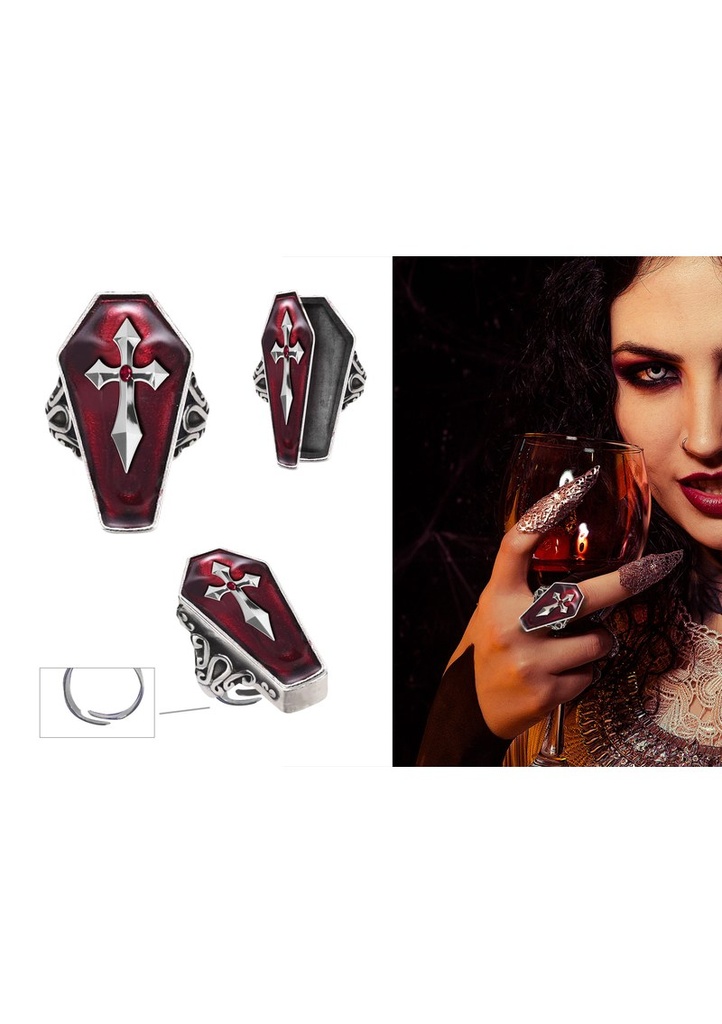 Halloween Coffin Ring