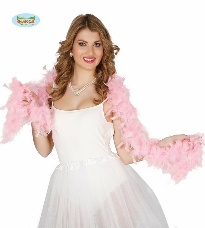 Boa With Pink Feather (40 Grams) - 1.80m