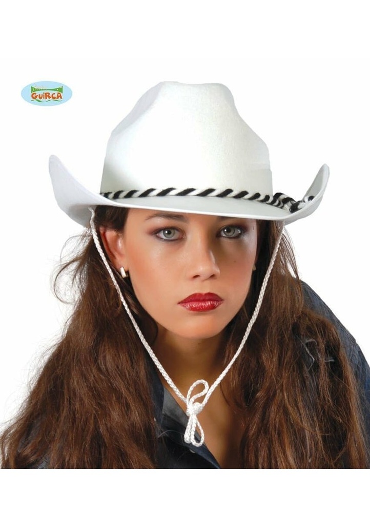White Velvet Dallas Hat