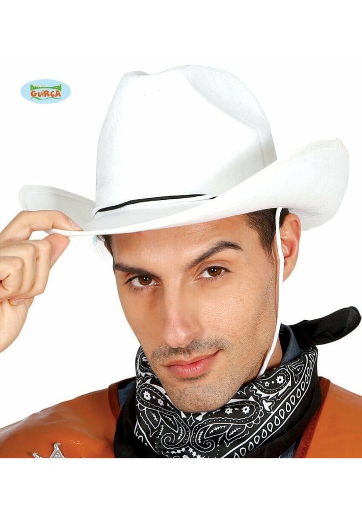 White Felt Cowboy Hat