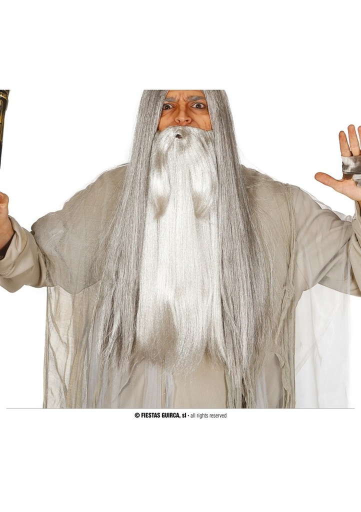 Extra Grey Beard - One Size