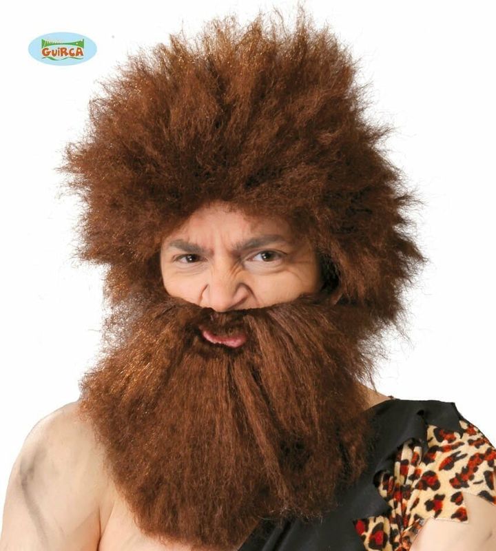 Caveman Wig With Beard