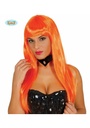 Long Orange Wig