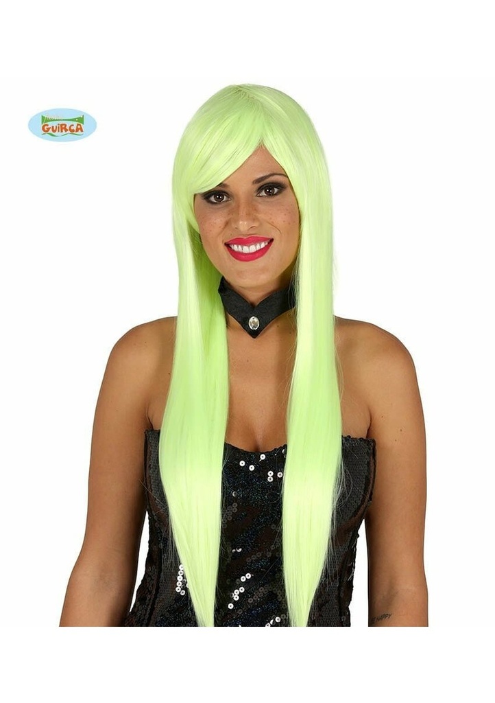 Green Straight Deluxe Wig
