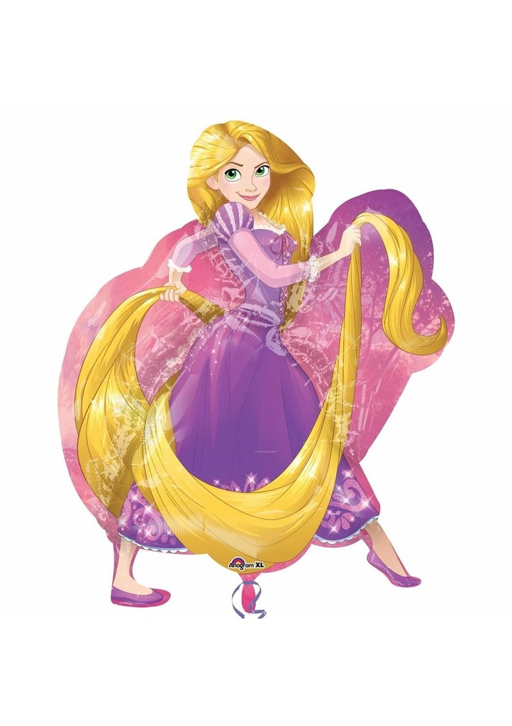 Princess Rapunzel Foil Balloon 26" x 31"