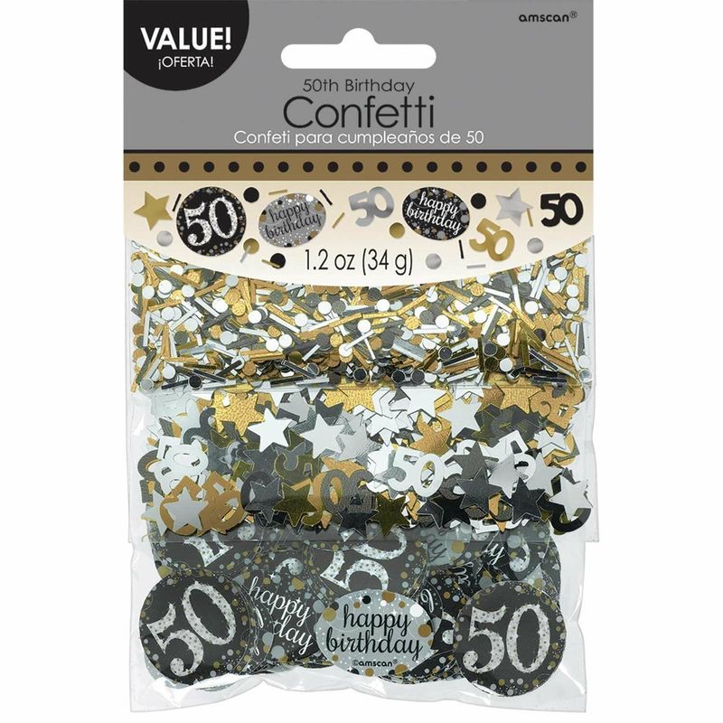 50th Gold Sparkling Celebration Confetti – 34g