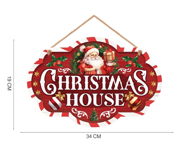 Christmas Sign Christmas House 30x20cm