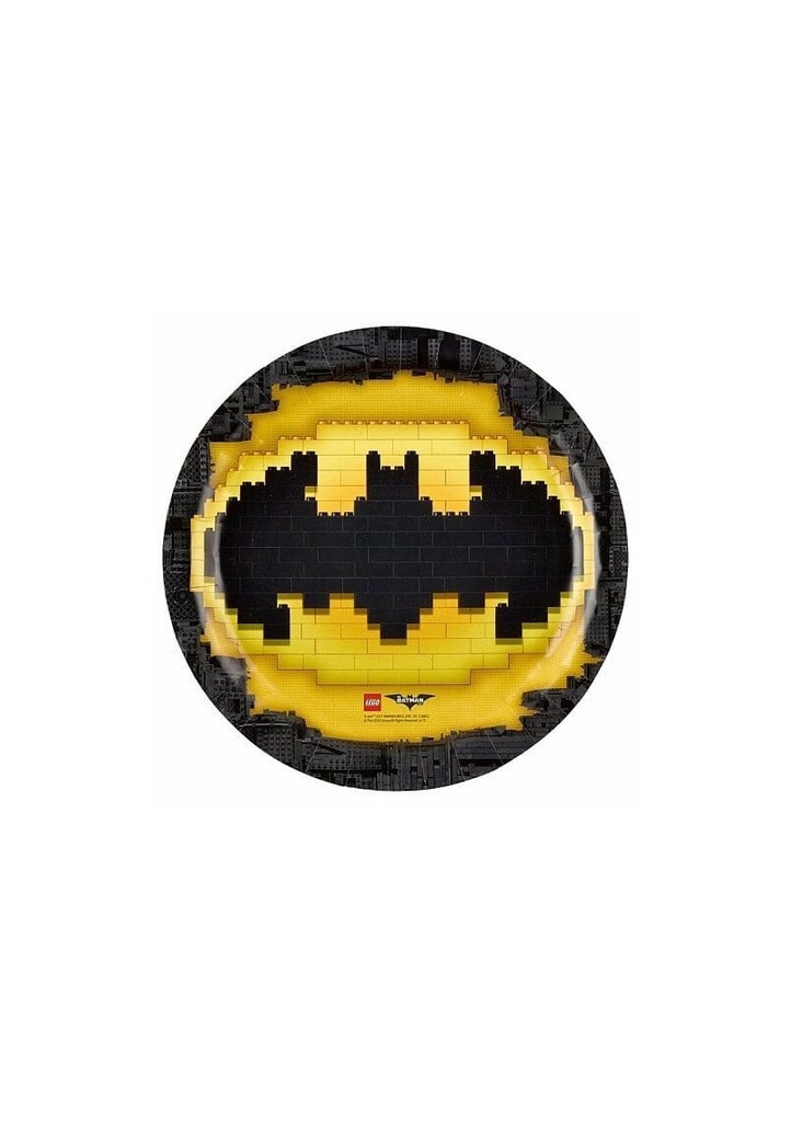 [9901822] Lego Batman Large Plates 23cm - 8pk