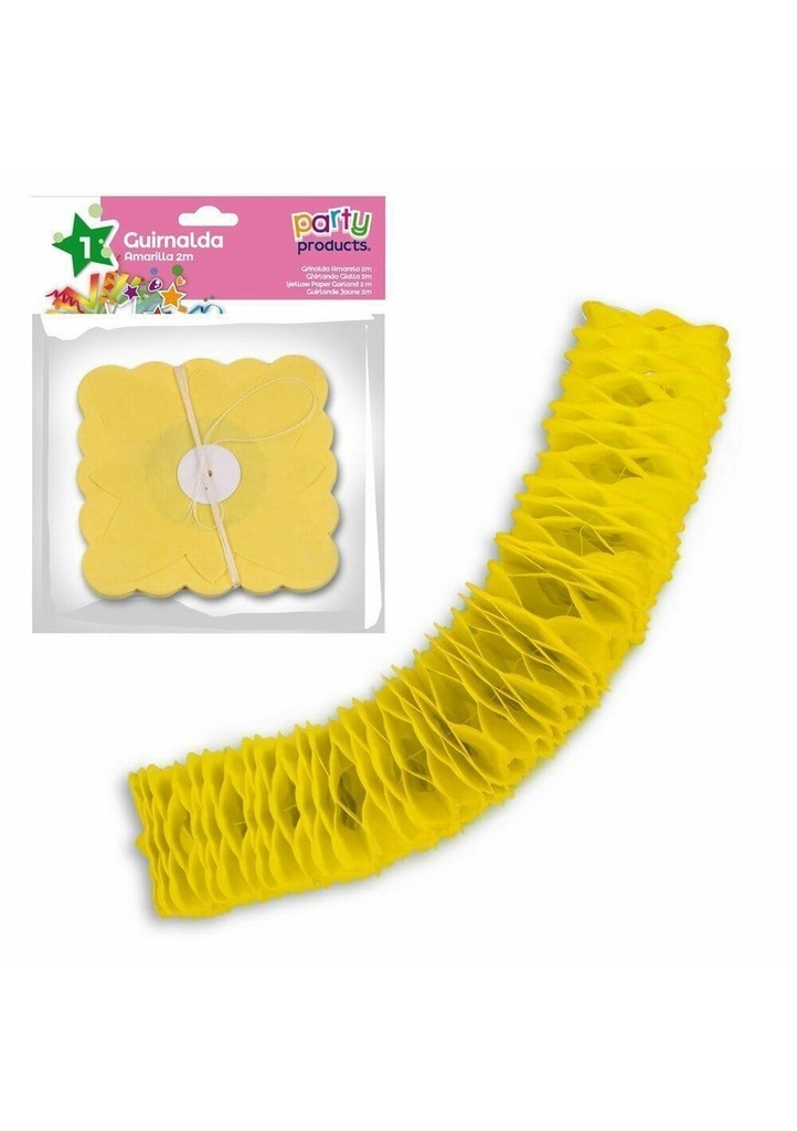 Yellow Paper Garland