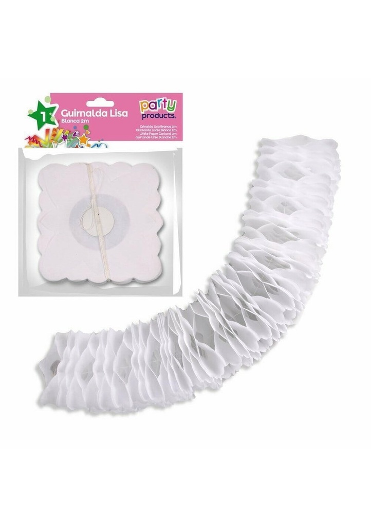 White Paper Garland 2 m