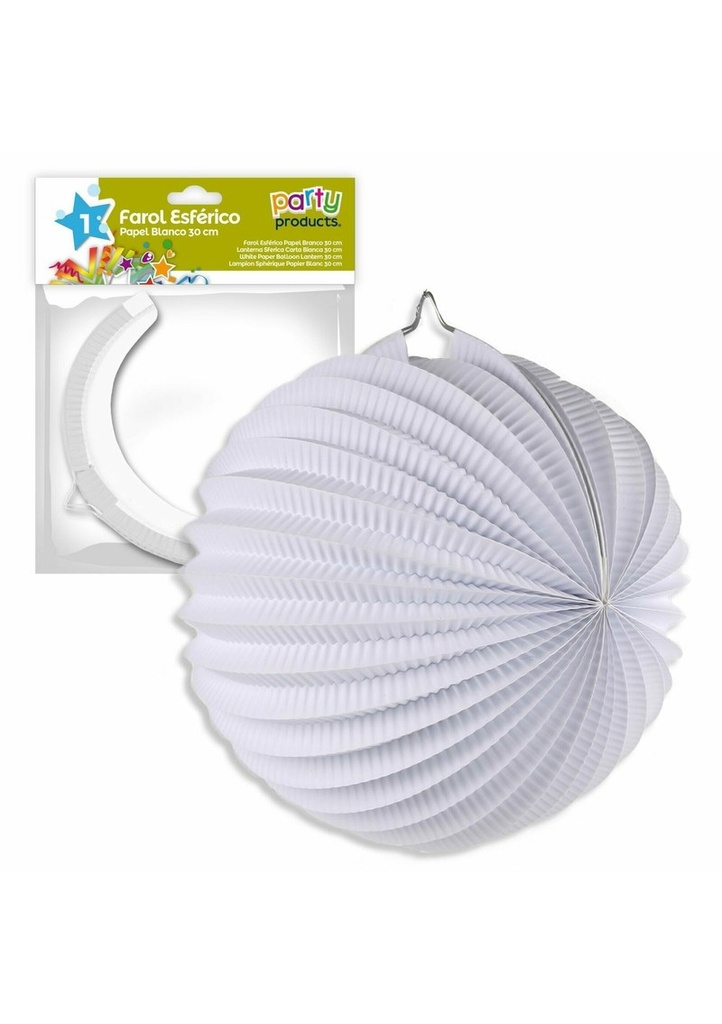 White Paper Balloon Lantern 30 cm