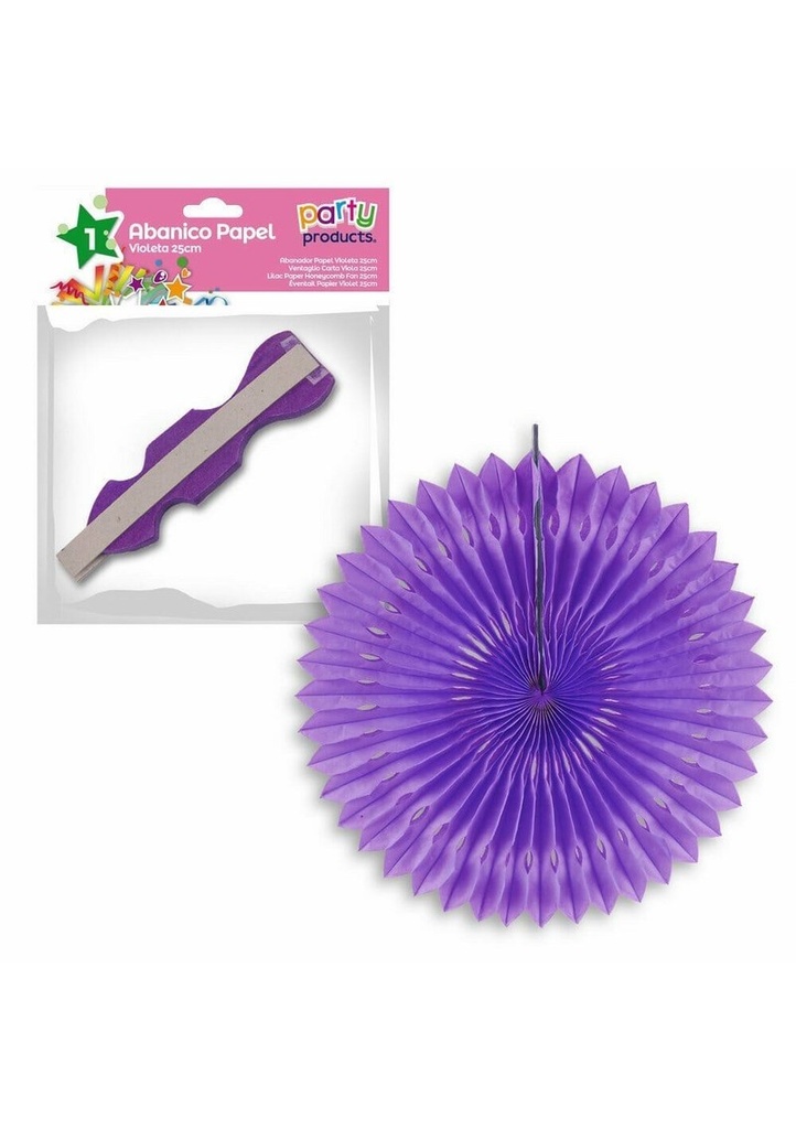 Violet Paper Honeycomb 25 cm