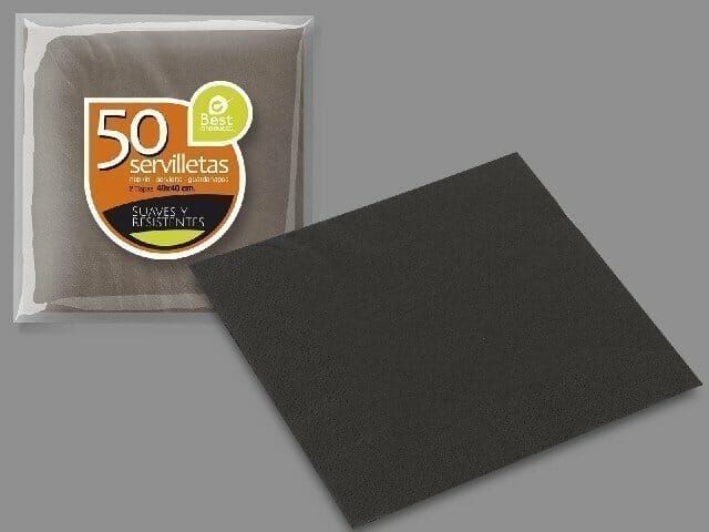 [10103] 2-Ply Brown Napkin 40 X 40 cm - 50pk