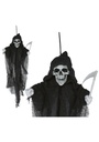 Halloween Hanging Skeleton With Scythe 50cm
