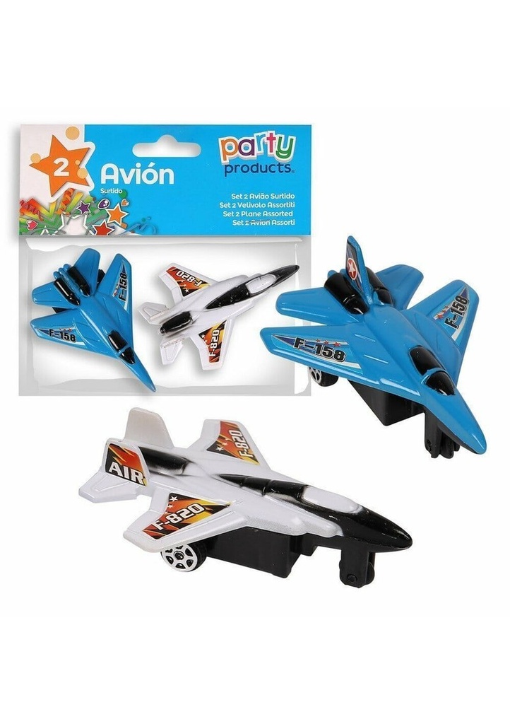 [68764] Party Favours / Pinata Planes Assorted - 2pk