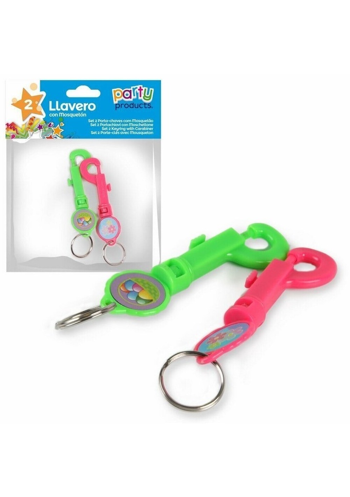 Keyring Eith Carabiner - 2pk