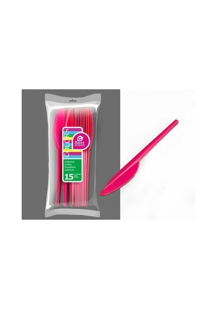 Fuchsia Large Knife - 15pk