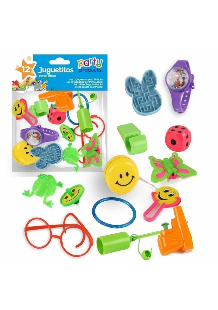 [68200] Party Favours / Pinata Mini Toys Pack - 12pk