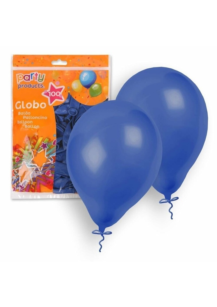 Latex Balloons 23cm (9 Inch) Dark Blue - 100pk