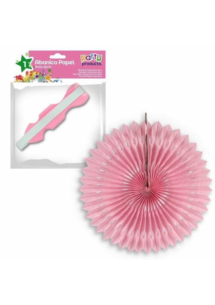 Pink Paper Honeycomb 25 cm