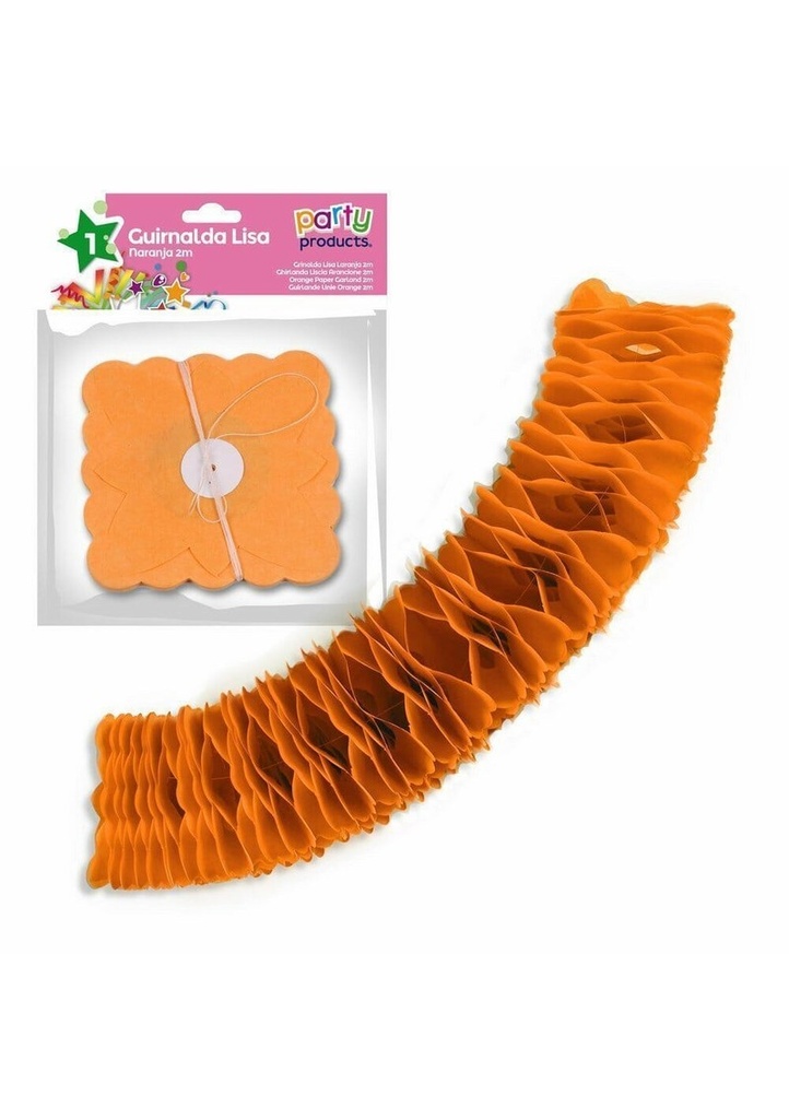 [68138] Orange Paper Garland