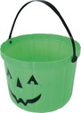 Halloween Green Pumpkin Candy Bucket 20cm