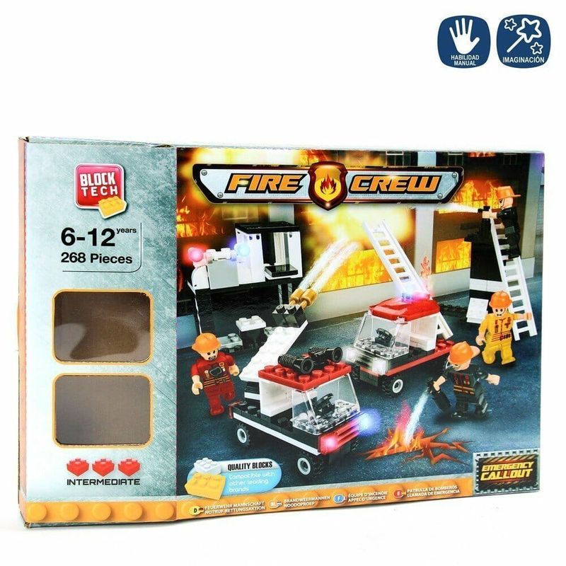 Construction Blocks Fire Brigade - 36cm x 25.50cm x 5cm