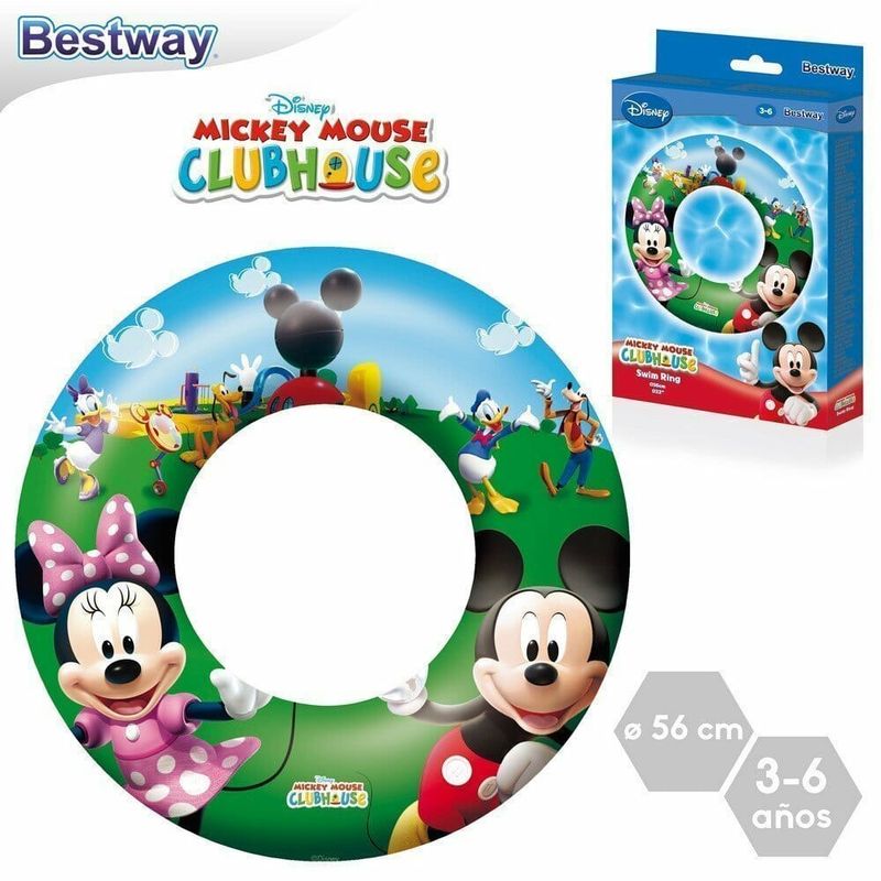 Bestway Disney Mickey Mouse Swim Ring 56cm (Online Only)