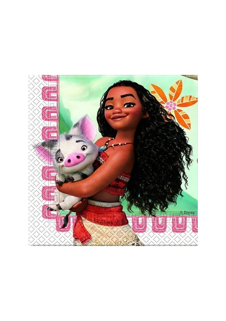 Moana Two-ply Paper Napkins 33x33cm  - 20pk