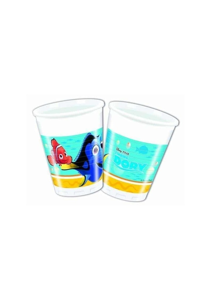 [86649] Finding Dory Plastic Cups 200 ml - 8pk