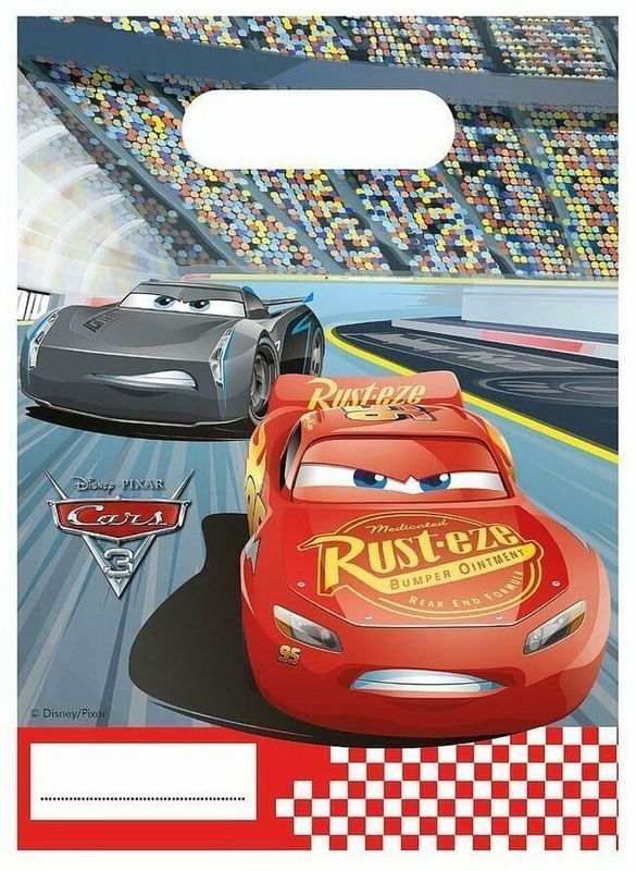 Cars 3 Party Bags - 6pk