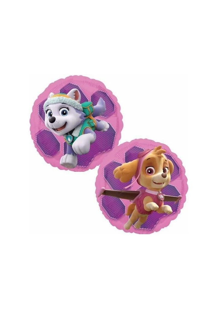 Paw Patrol Pink Skye and Everest  Foil Balloon - 17''