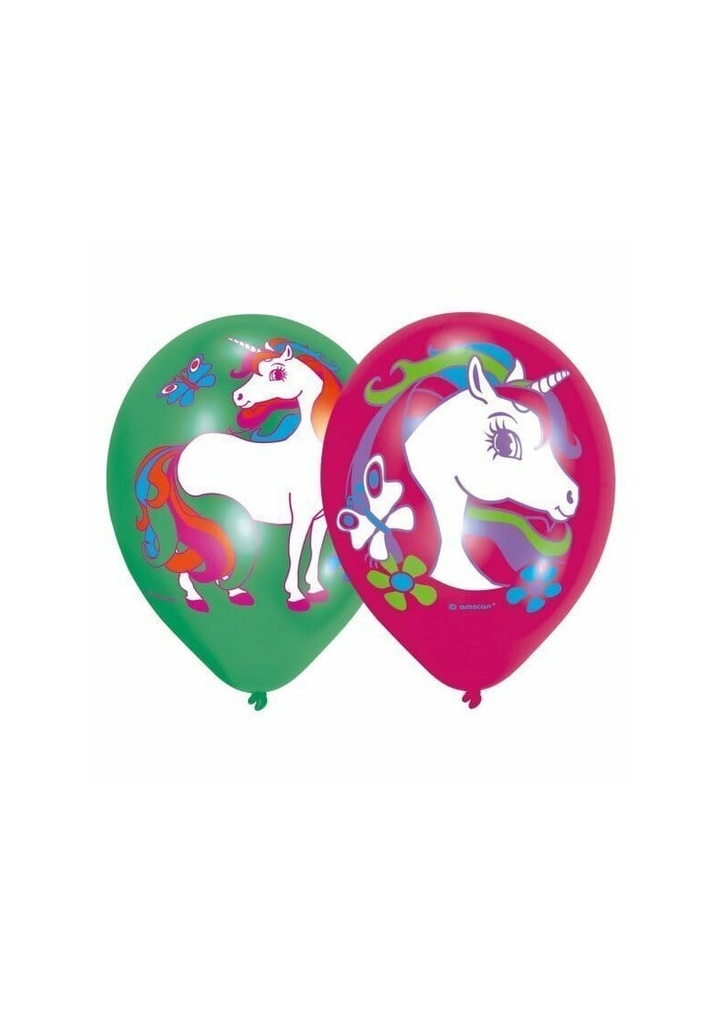 Unicorn 11'' (27.5cm) Latex Balloons - 6pk