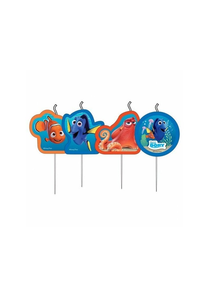 Finding Dory Mini Figure Candles - 4pk