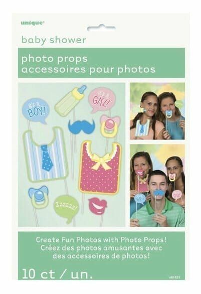 Baby Shower Photo Booth Props - 10pk
