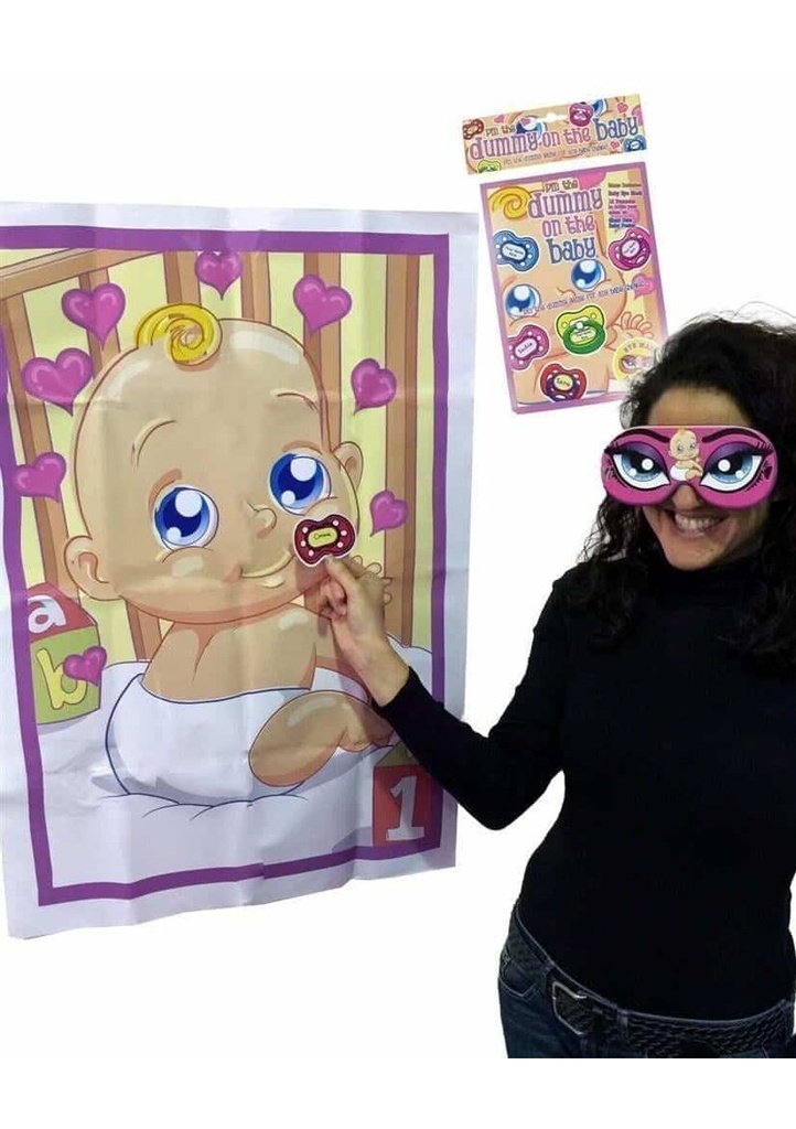 Pin The Dummy On The Baby - Baby Shower Game