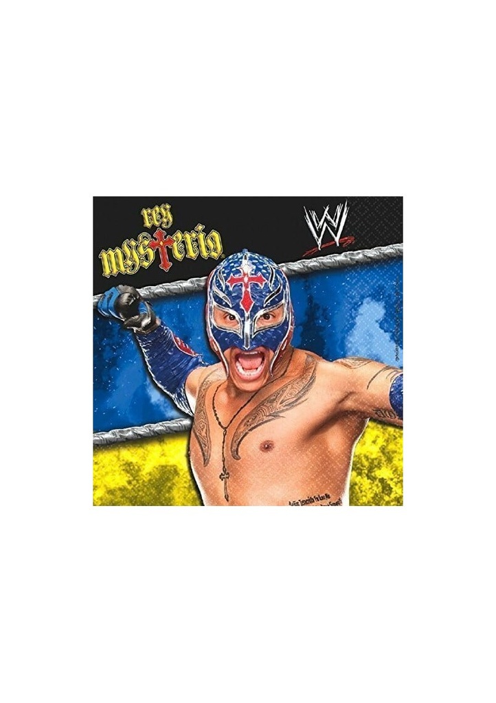 [510713] Wrestling Lunch Napkins 32.7cm - 16pk