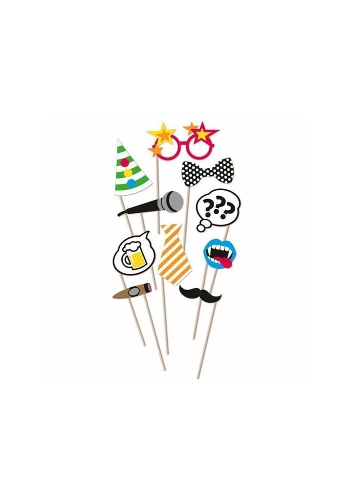 Photo Booth Set Party - 10pk