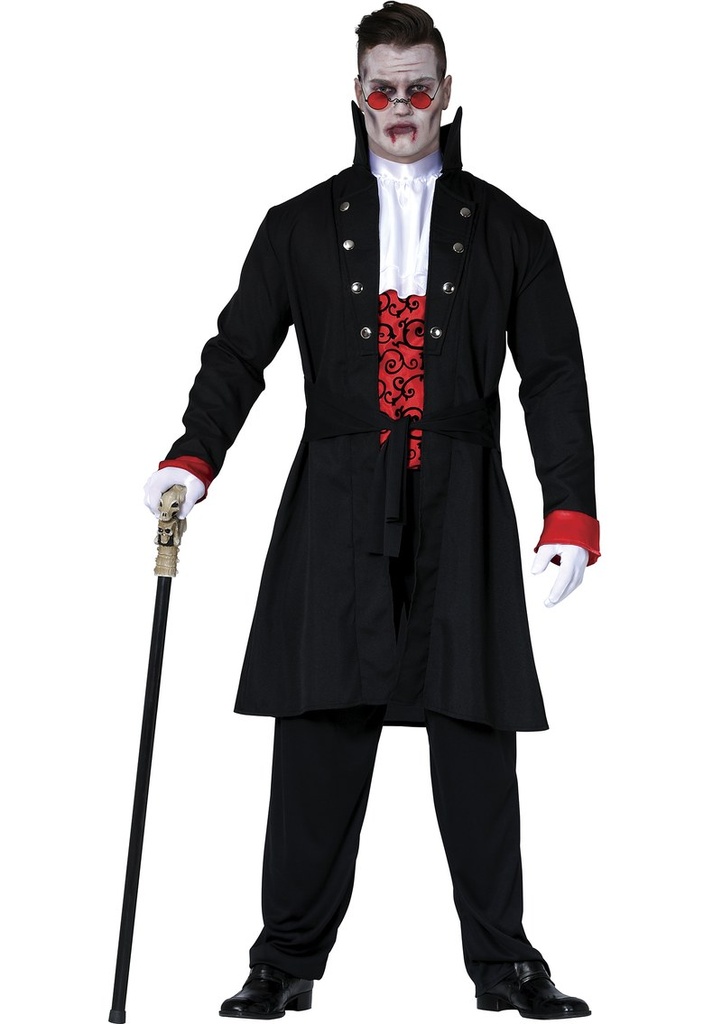 Victorian Vampire Man Costume - Adult Size Medium (48-50)