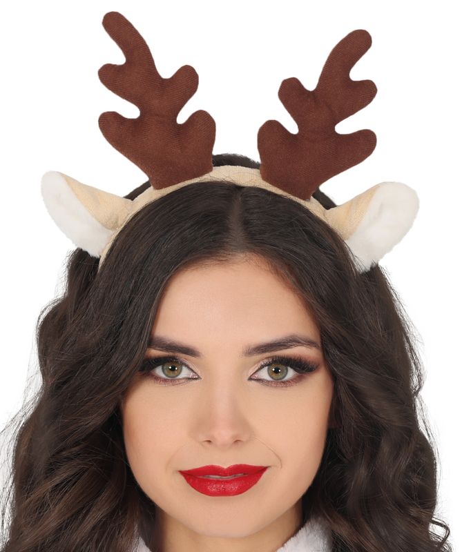 Christmas Reindeer Headband (41430) - Adult One Size