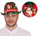 Christmas Green Ganster Hat - Adult One Size